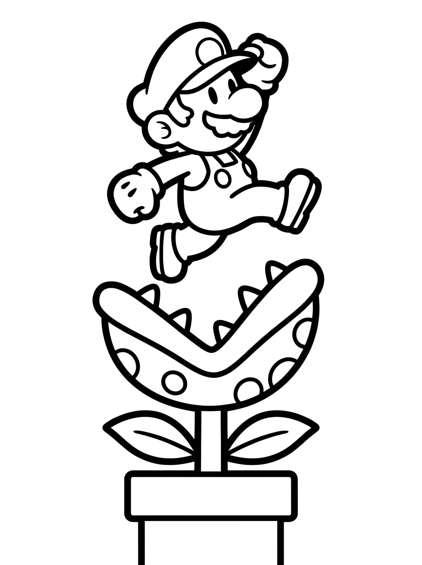 Mario Jumping Piranha